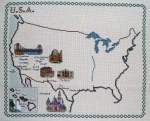Zwischenstand USA-Karte